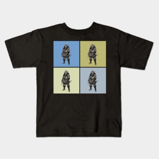 Japanese Retro Samurai Warrior Vintage Pop Art Streetwear Urban 547 Kids T-Shirt